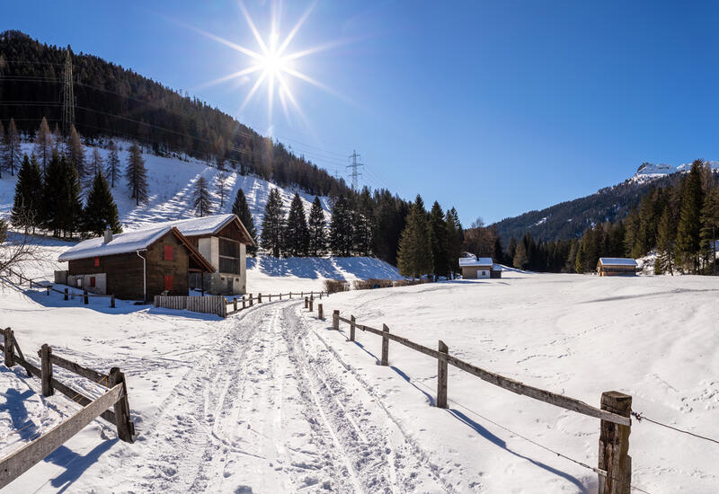 Winterwandern im Taminatal